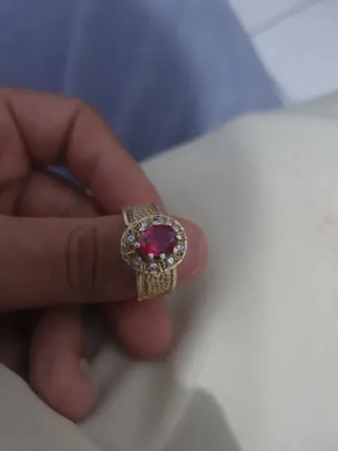 Anel de prata legítima maciça 925 grande