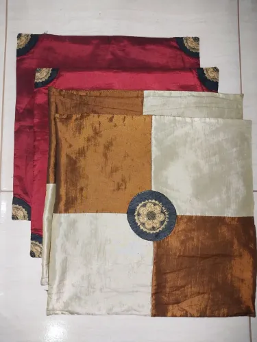CAPAS DE ALMOFADAS COM ZÍPER 4 UNIDADES