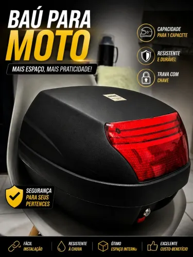 BAÚ 28L + SUPORTE