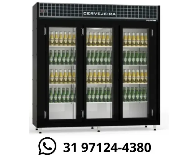 Cervejeira 3 Portas de Vidro Industrial Polo Frio