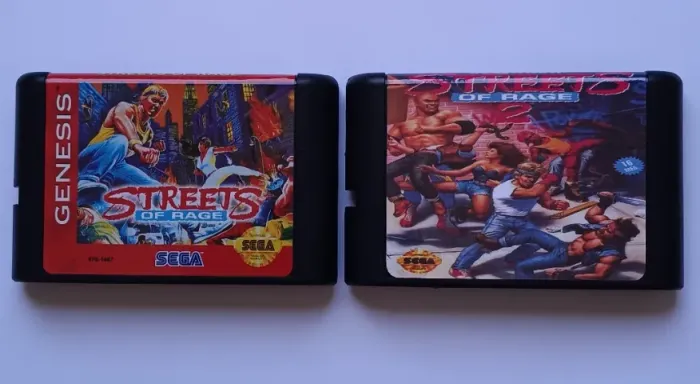 Kit Jogo Streets Of Rage + Jogo Streets Of Rage 2- Mega drive