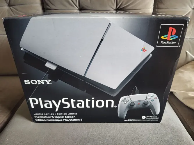 PS5 SLIM 30 ANOS COMPLETO NOVO E LACRADO PRONTO P DESBLOQUEIO
