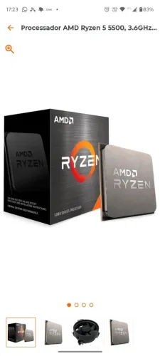Ryzen 5 5500 NOVO COM NOTA FISCAL