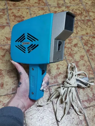 Secador de cabelos Arno antigo vintage, década de 70, no estado sem testar