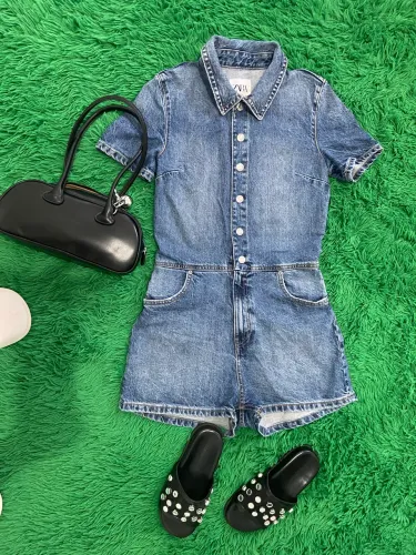 Macaquinho jeans Zara P