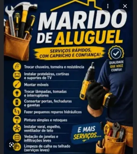 Diego Marido de aluguel instalações e reparos