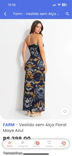 Vestido da farm novo com tag