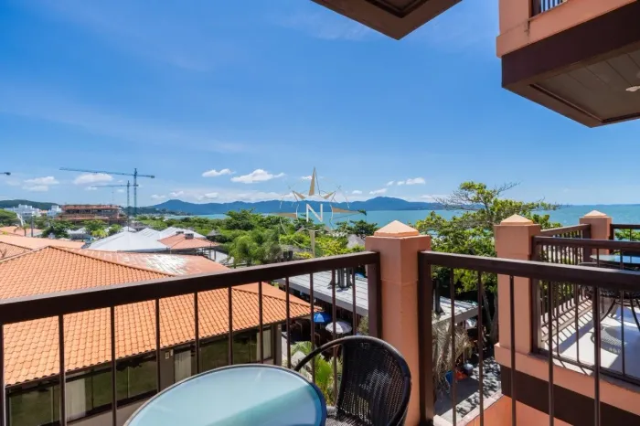 Studio pé na areia com vista mar - Jurerê Beach Village