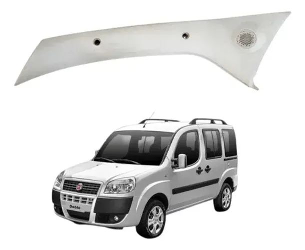 Moldura Coluna Parabrisa Fiat Doblo L. Esquerdo 2016 A 2019