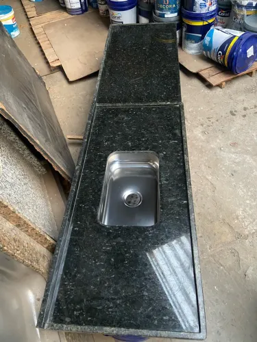 Pia de Granito com área seca 2,20m