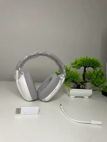 Headset Gamer Sem Fio L80 Wireless Branco