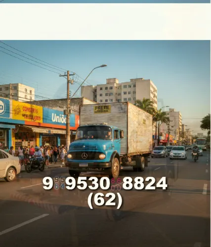 Frete para Setor Central, Jardim Goiás, Nova Vila e Vila Nova! Entre em contato.