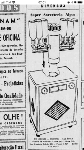 Faço manutenção máquina de sorvete americano yuki Alpes.