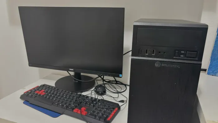 Computador PC goldentec e monitor