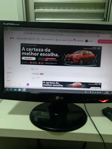 Monitor LG W1943C flatrom R$80