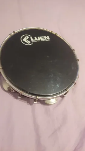 Pandeiro Luen preto som alto e perfeito