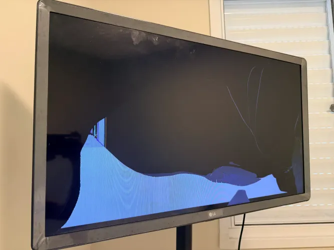 TV LG 32? com tela quebrada