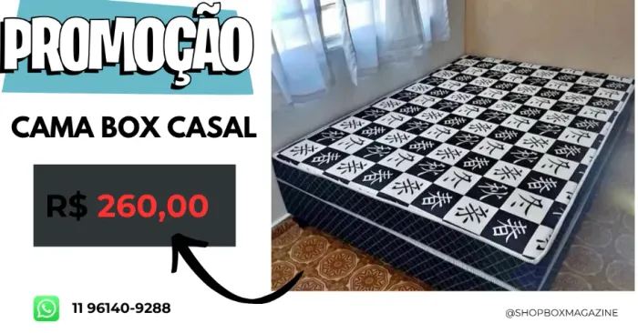cama box casal