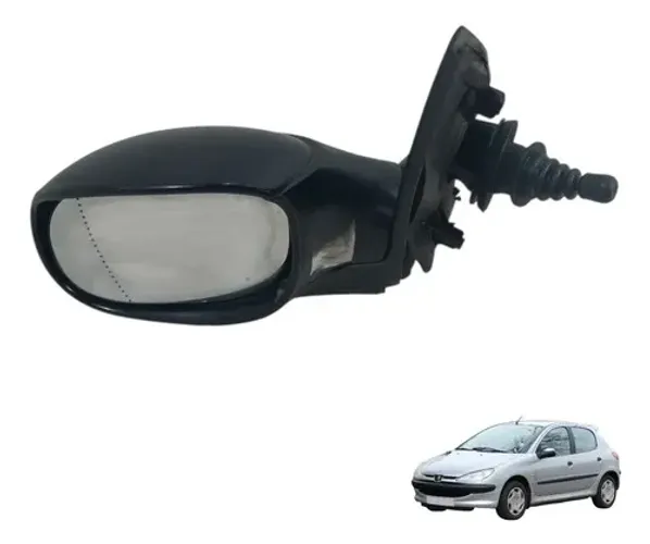 Retrovisor Manual Esquerdo Peugeot 206 Selection Soleil 2008
