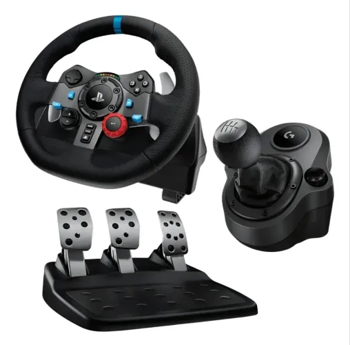 Logitech G29 com câmbio e suporte