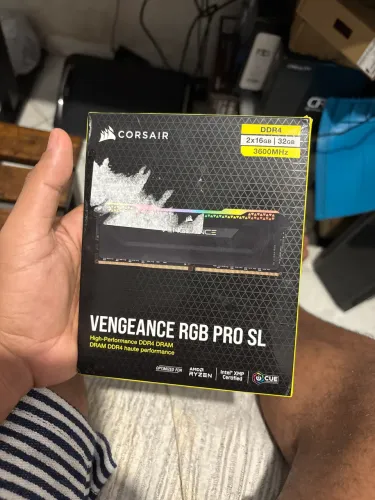 Memórias Corsair 32Gb 2x16Gb 3600mhz