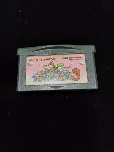 Fita Super Mario Yoshis Islândia 3 Nintendo Game Boy Advance Original!