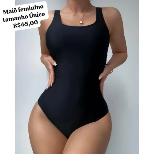 Maiô feminino tamanho único