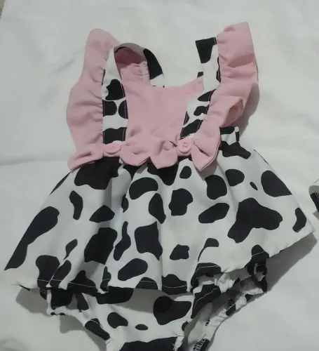 Vestidinho Body Cowgirl - Tam: 12 meses
