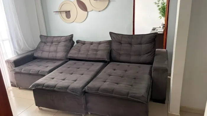 Sofá Retrátil e Reclinável