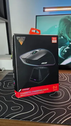 Mouse Gamer Sem Fio Wd139 com Dock de carregamento