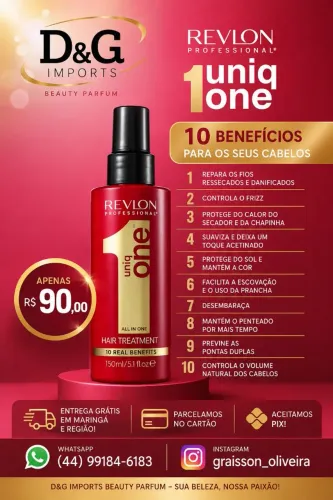 Revlon Uniq One 10 benefícios para o os seus cabelos!