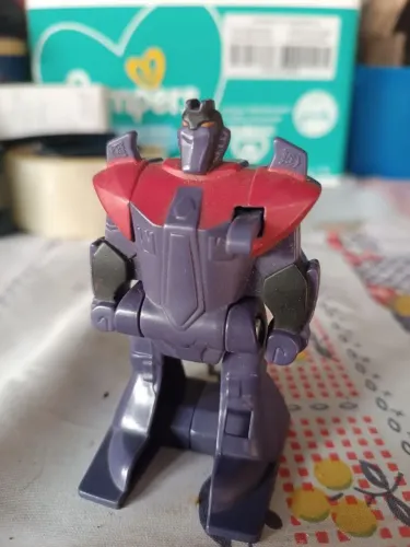 boneco mcdonald's transformers roxo brinquedo