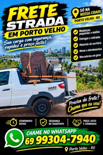 Faço frete apartir de 50