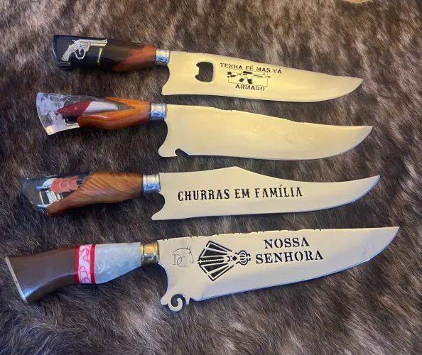 Churrasco e Presente com Facas Artesanais