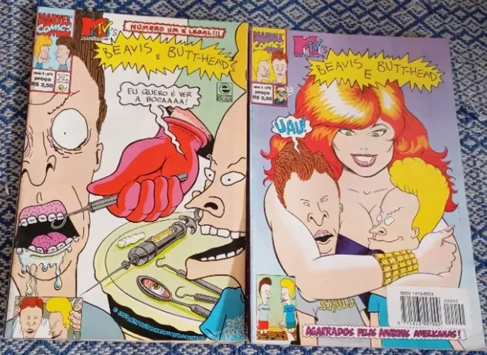 Revistas Beavis E Butt-Head Ano 1 Nº 1 E e 2