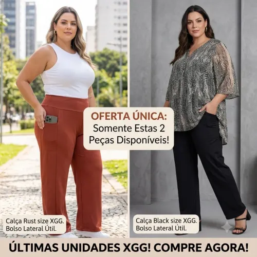 Calça tipo leg