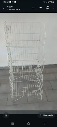 cexto triplo aramado ,tenho dois trios,ótimo para organizar ambientes comerciais