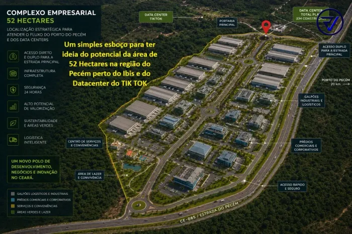 52 HECTARES EM ÁREA ESTRATÉGICA!!!