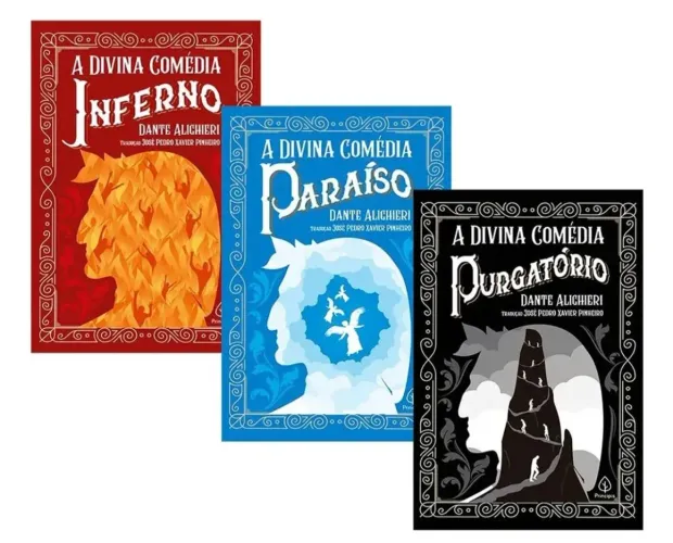 A Divina Comédia: Inferno | Purgatório | Paraíso de Dante Alighieri, capa mole