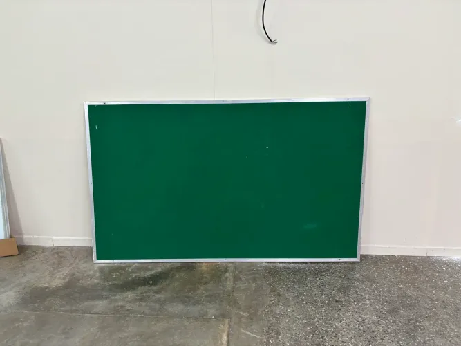 Quadro De Avisos Mural Feltro 200x120cm Moldura Alumínio