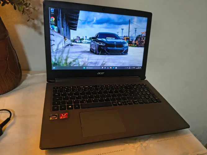 Notebook Gamer Acer Ryzen 5 placa de Vídeo Radeon Vega Windows 11 com SSD