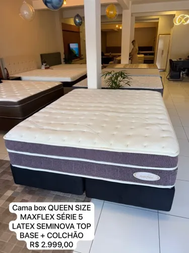 Cama Queen Maxflex série 5 SEMINOVA com ENTREGA