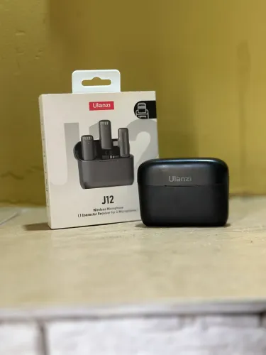 Microfone Ulanzi Sem Fio J12 Conector Lightning