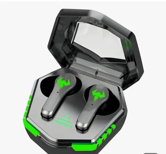 Fone De Ouvido Via Bluetooth Amby Hd 5.1 Stereo Led Gamer Sem Fio