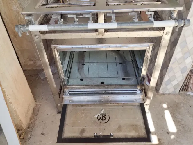 Fogão industrial inox com forno