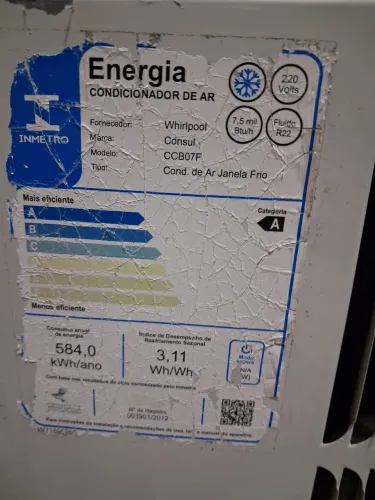 Ar condicionado (Consul) 7500 Btu
