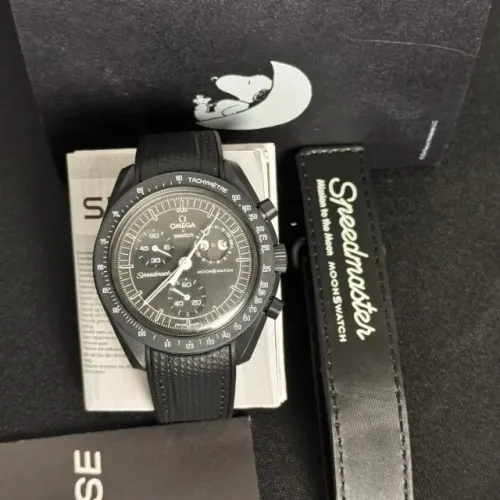 Relógio Omega Moonswatch Mission To Moonphase - Original - 2 pulseiras