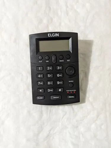 Telefone Headset Elgin HST-8000 Completo - Visor Iluminado e Gravação