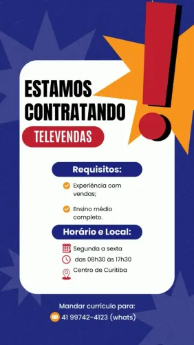 Vagas de Televendas