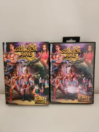 Cartucho Mega Drive Golden Axe Collection 1 2 3